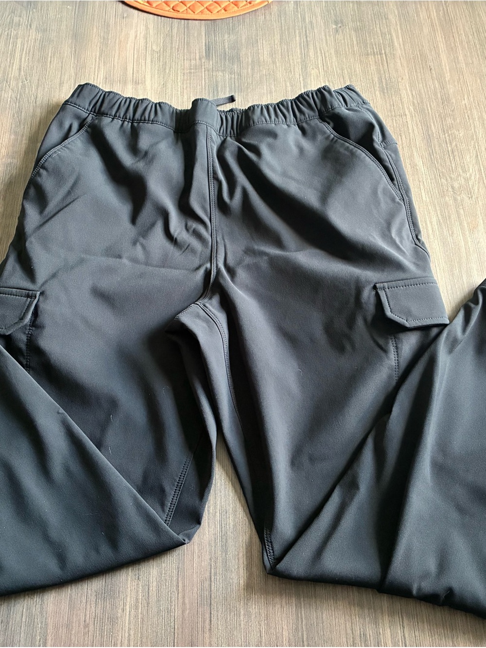 Women’s Black Cargo Rain Pants